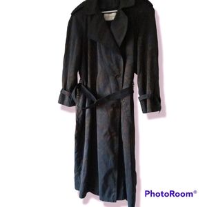 Patterned Trench Coat